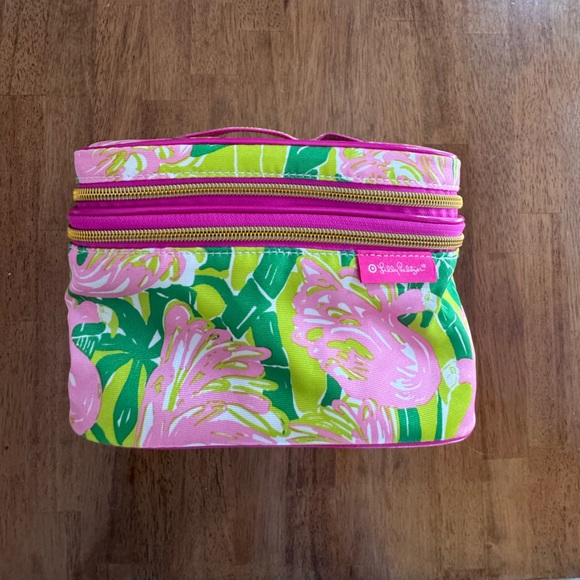 NWOT Lilly Pulitzer x Target Cosmetic Makeup Travel Train Case Fan Dance - Picture 16 of 16